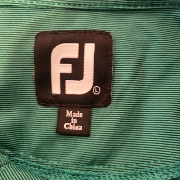 FJ Golf Performance Polo Shirts Mens Large Wynstone & Woodland Golf Country Club - Picture 3 of 14